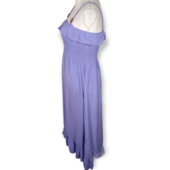 CHEROKEE PURPLE GIRLS SMOCKED DRESS SZ.YXL EUC - Picture 4 of 8